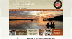 Desktop Screenshot of blufftonartsandseafoodfestival.com